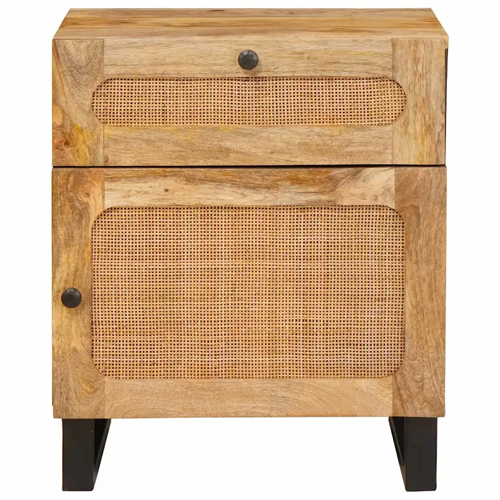 Armadio da Notte con cassetto Naturale 50 x 33 x 60 cm 4018052