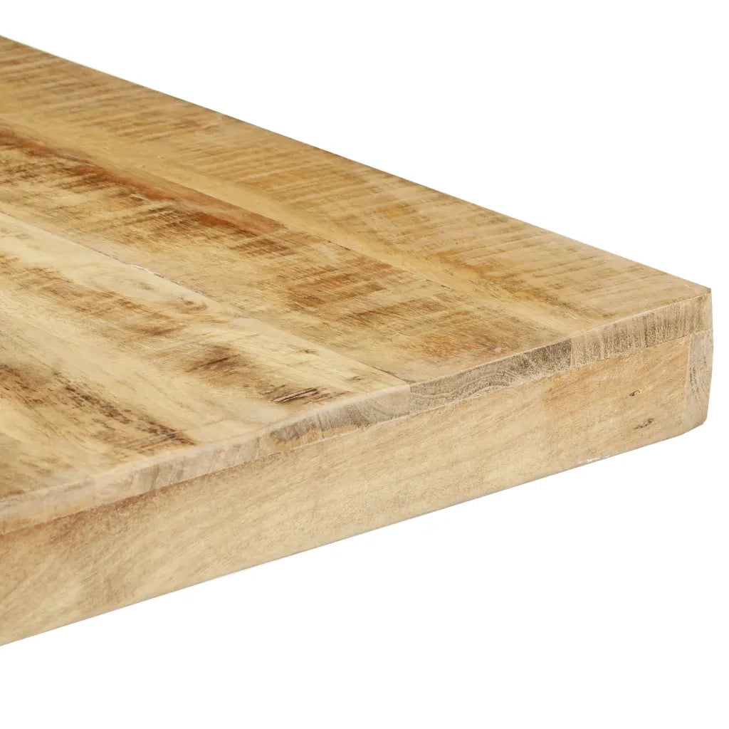 Tavolo da Pranzo 160x80x76 cm in Legno Massello di Mango Grezzo cod mxl 65526
