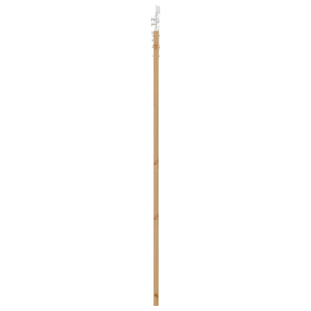Porta Scorrevole  con Set Hardware 61x198.5 cm Legno Massiccio in Pino