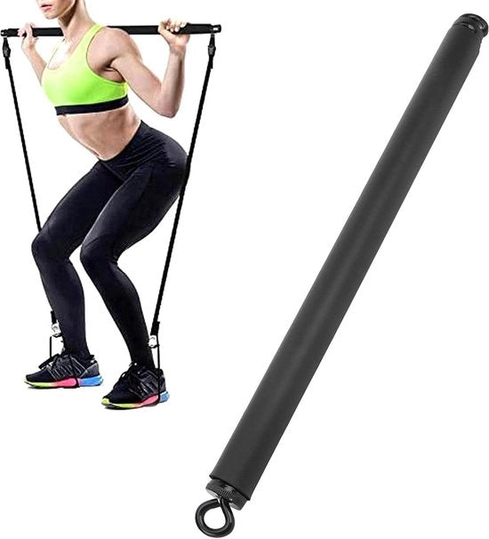 Barra di Pilates portatile - Barra yoga multifunzionale per allenamento di forza e fitness