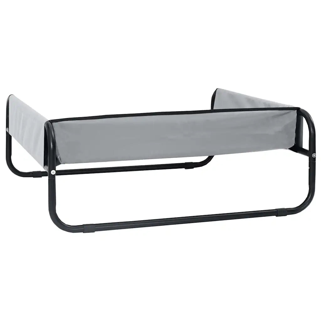 Letto per Cani Grigio chiaro 57 x 57 x 24 cm Acciaio 42008206
