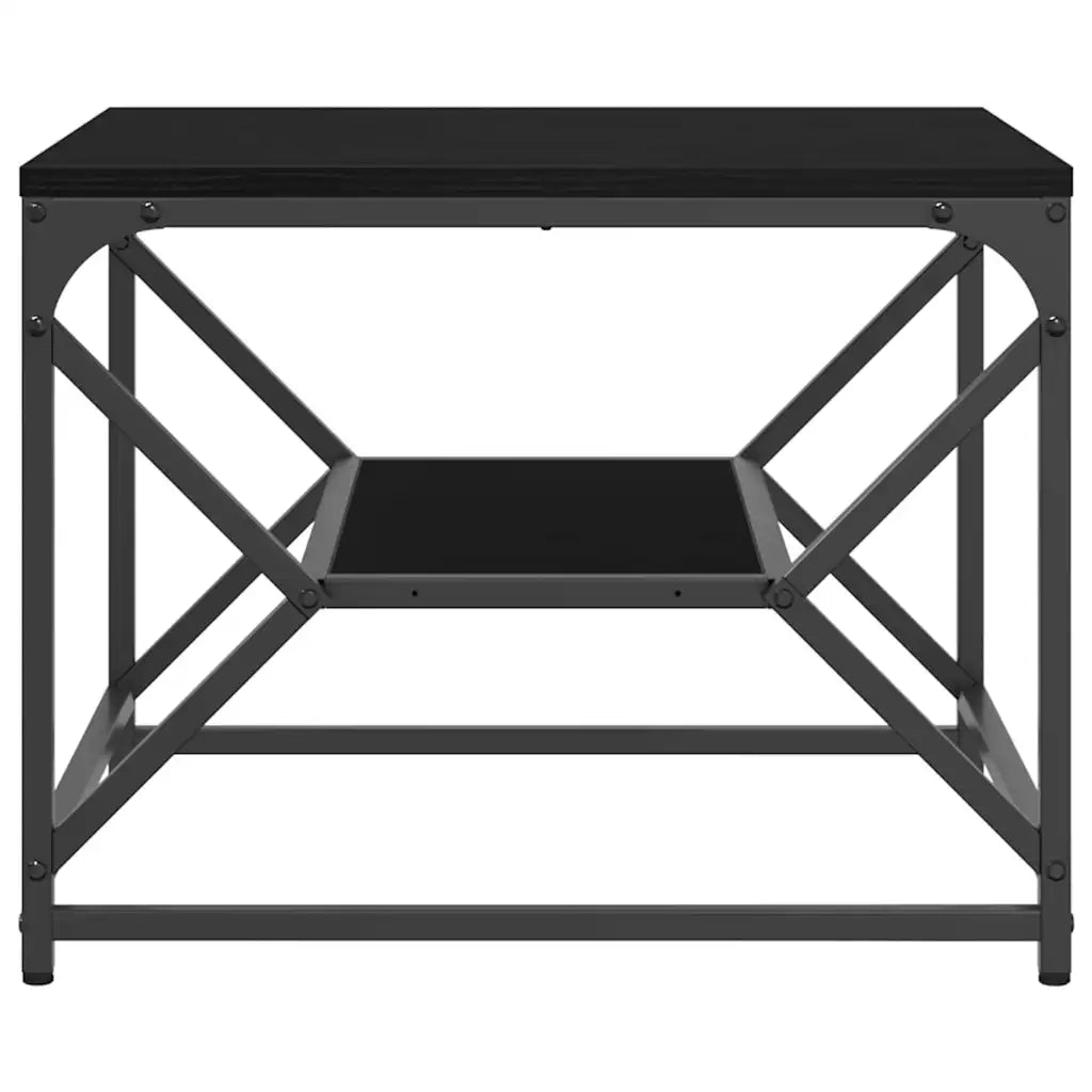 Tavolino da salotto | Tavolino da caff¨¨ | Tavolino da Soggiorno Rovere Nero 51 x 50 x 40 cm