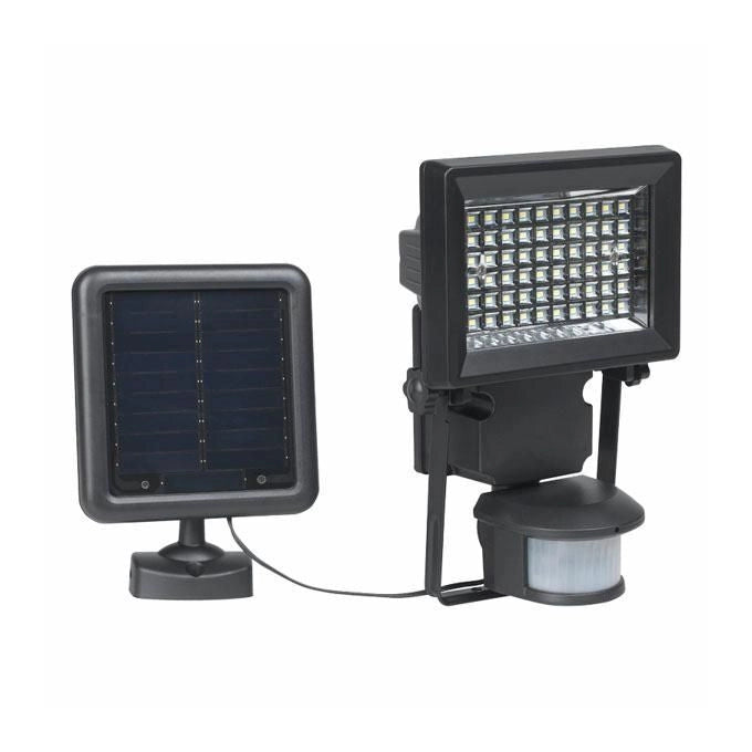 Duracell SL002BDU Proiettore LED Solare con Sensore di Movimento 400 lumen 120° IP44 colore Nero