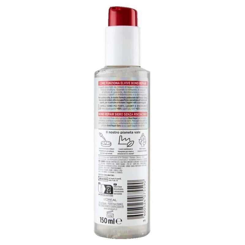ELVIVE  SIERO CAPELLI PER CAPELLI DANNEGGIATI BOND REPAIR DA 150 ML