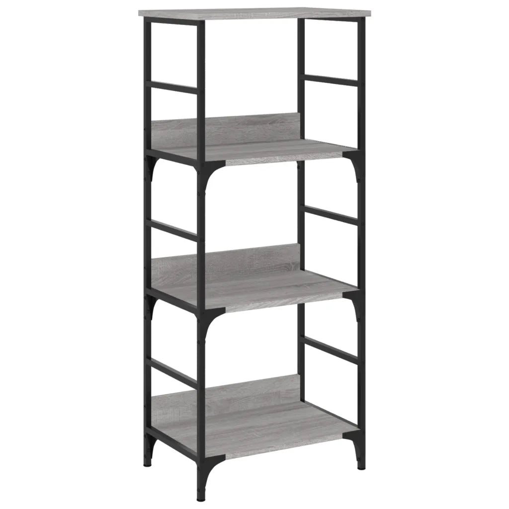 Libreria Grigio Sonoma 50x33x117,5 cm in Legno Multistratocod mxl 83092