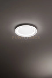 Plafoniera in alluminio bianco Edge LED 38W 3000K CRI?83 220-240V 50/60Hz 2060Lm doppia emissione