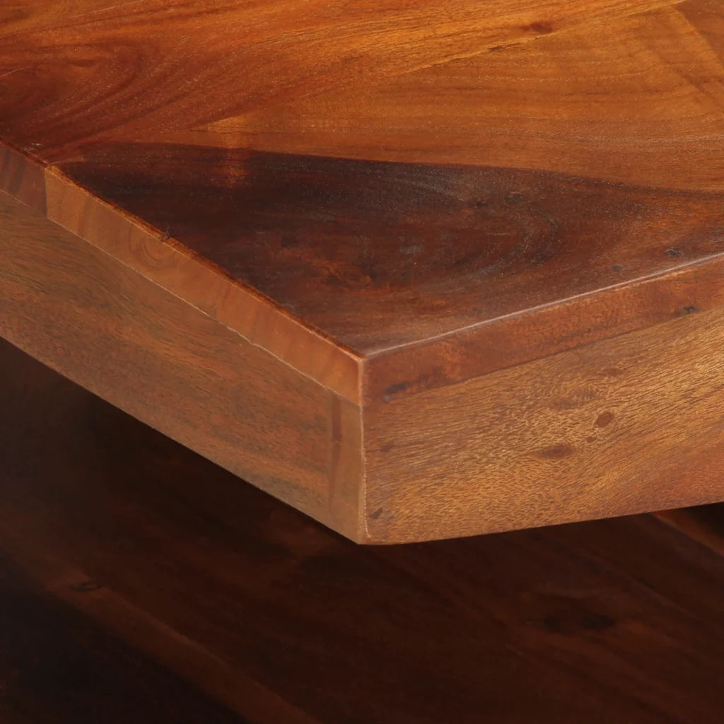 Tavolino da Salotto-Tavolino da soggiorno-Tavolo 90x60x30 cm Legno Massello di Acacia