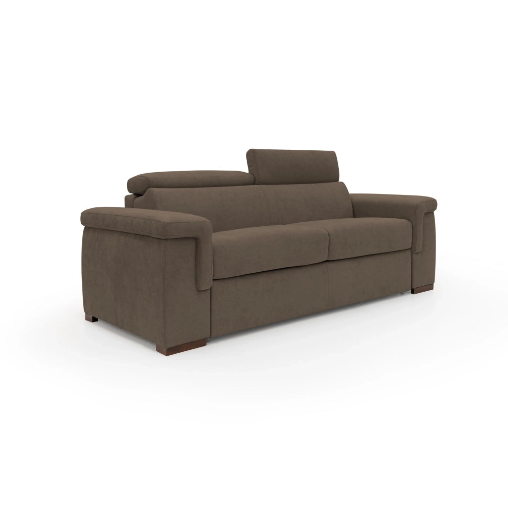 Giunone Divano letto mat. H18 200 cm (mat. 120x197 cm) marrone