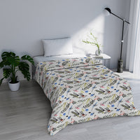 Trapuntino Estivo Matrimoniale in Microfibra 100 gr con Stampa Provenza Basic