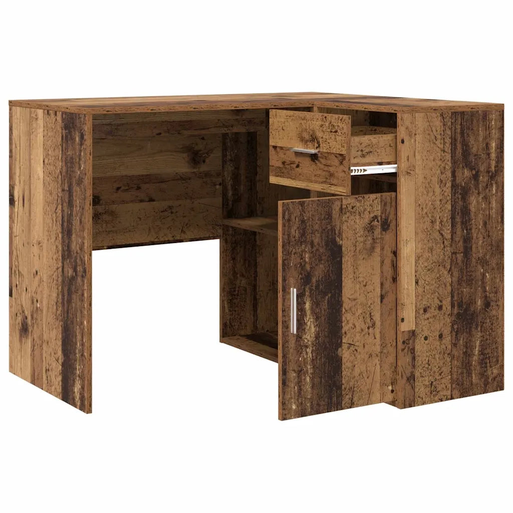 Scrivania ad angolo con cassetto Legno vecchio 102 x 88 x 75 cm 3337279
