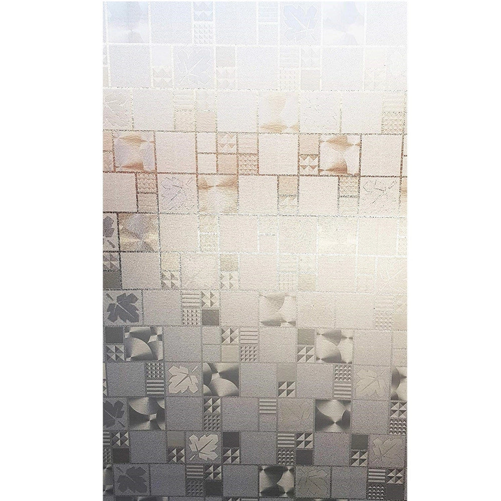 Trade Shop - Pellicola Adesiva Decorativa 3d Foglie  10111 Pvc Vetro Finestra Finestre -