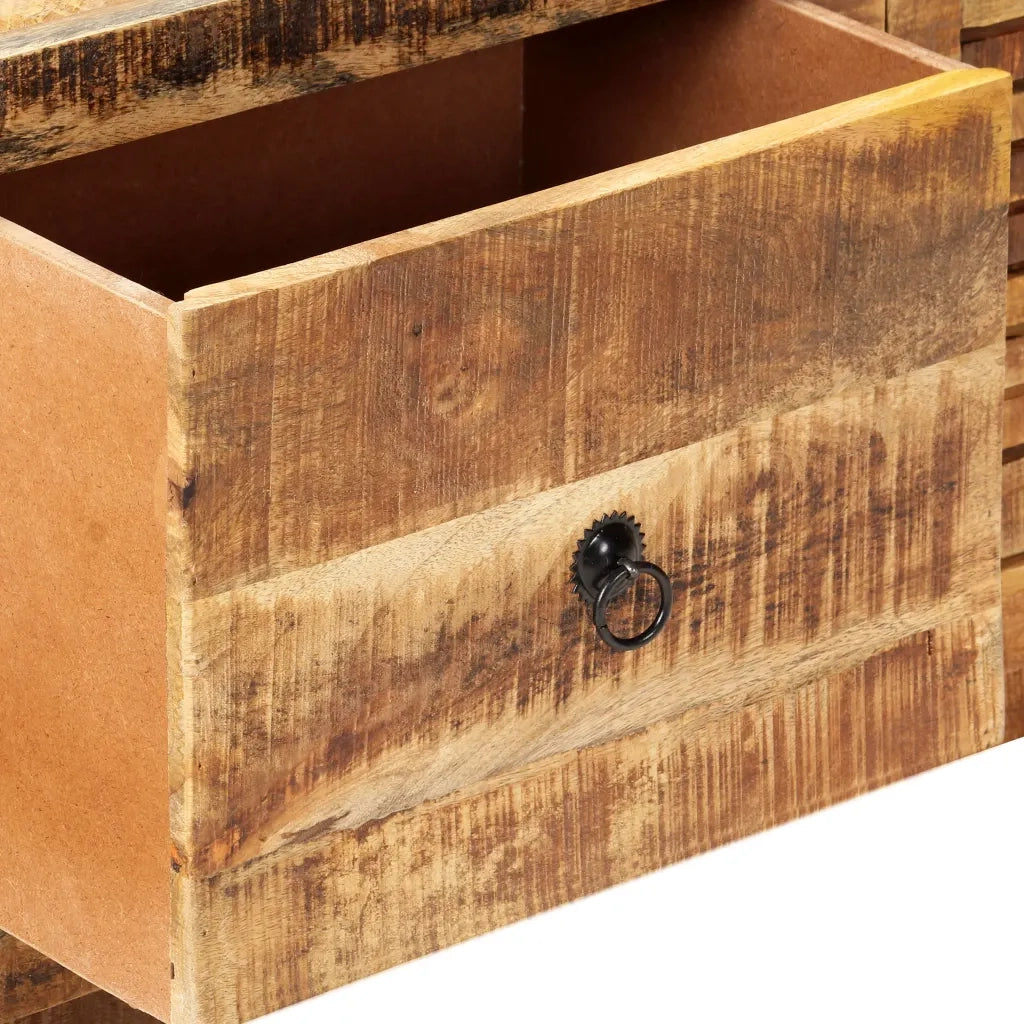 Mobile Porta TV 120x30x40 cm in Legno di Mango Grezzo cod mxl 25964