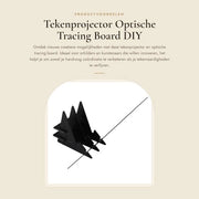 Proiettore di disegno per DIY - Scheda di tracciatura ottica - Materiale per PC - Adatto per smartphone e tablet - Lente per coordinamento occhio-manuale