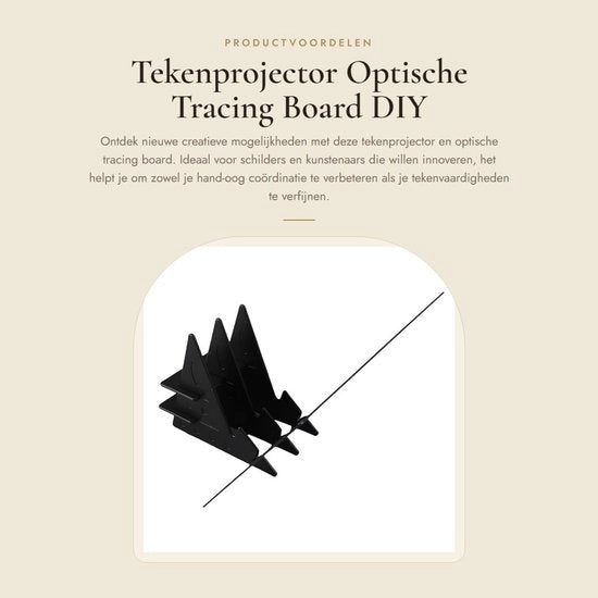 Proiettore di disegno per DIY - Scheda di tracciatura ottica - Materiale per PC - Adatto per smartphone e tablet - Lente per coordinamento occhio-manuale