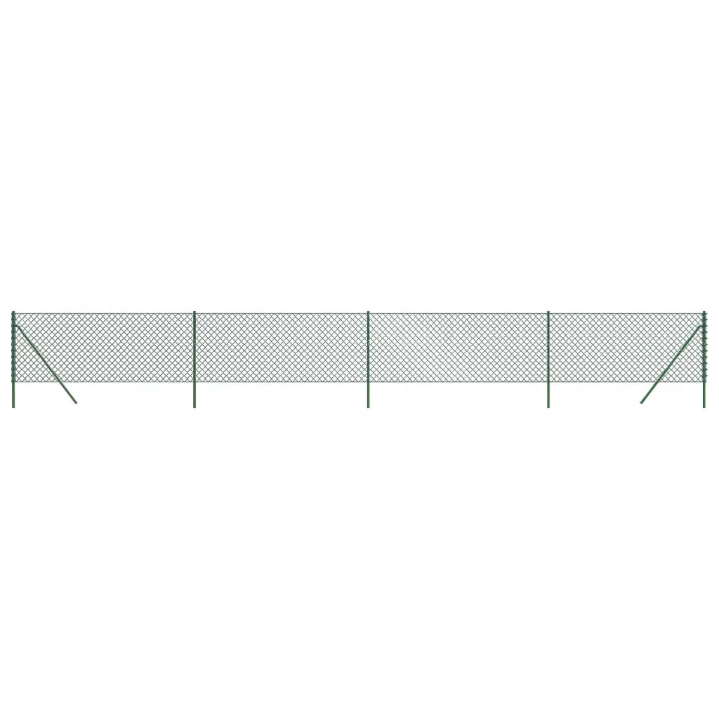 Recinzione a Rete Verde 0,8x10 m