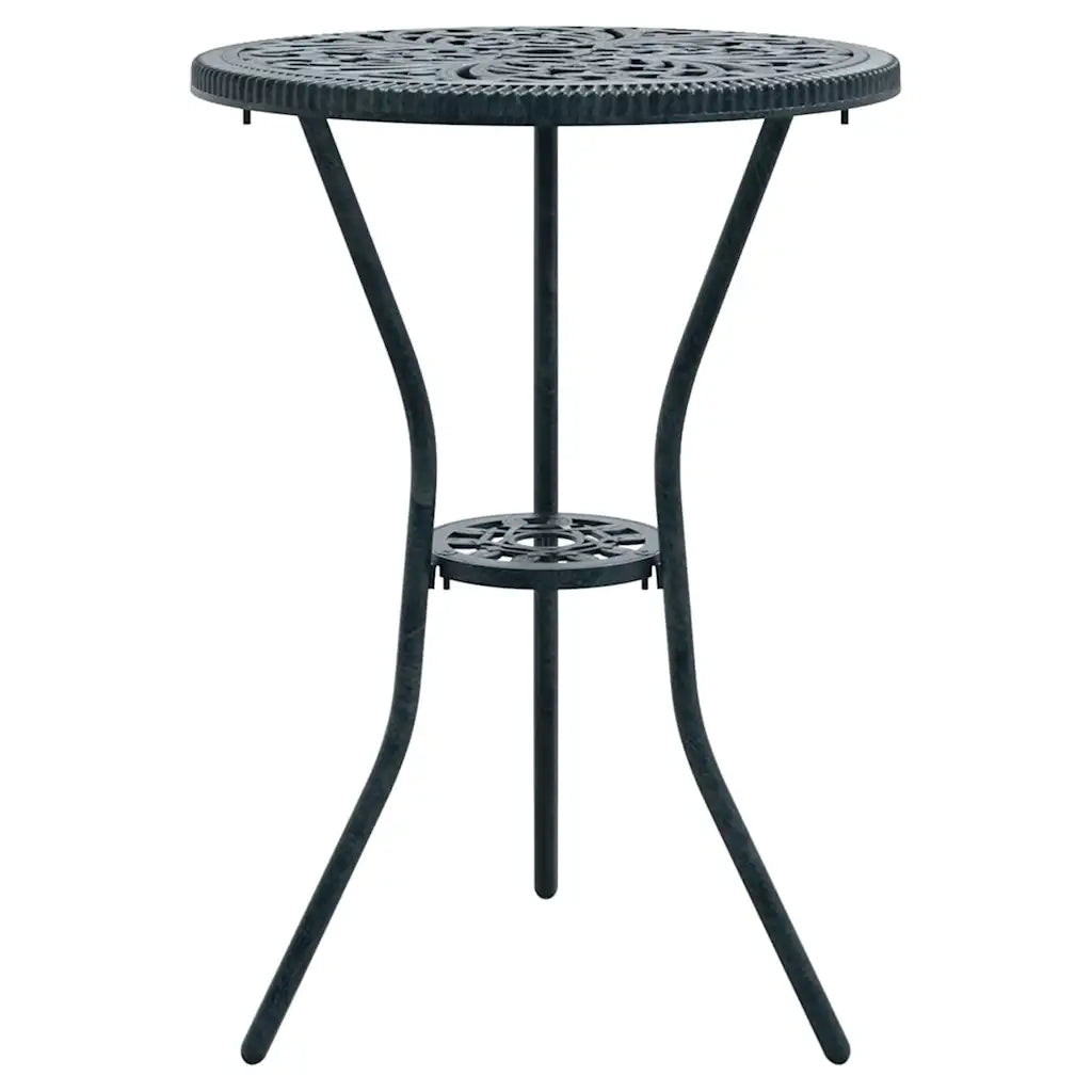 Set Bistro da Giardino 3 pcs Verde Alluminio 42002385