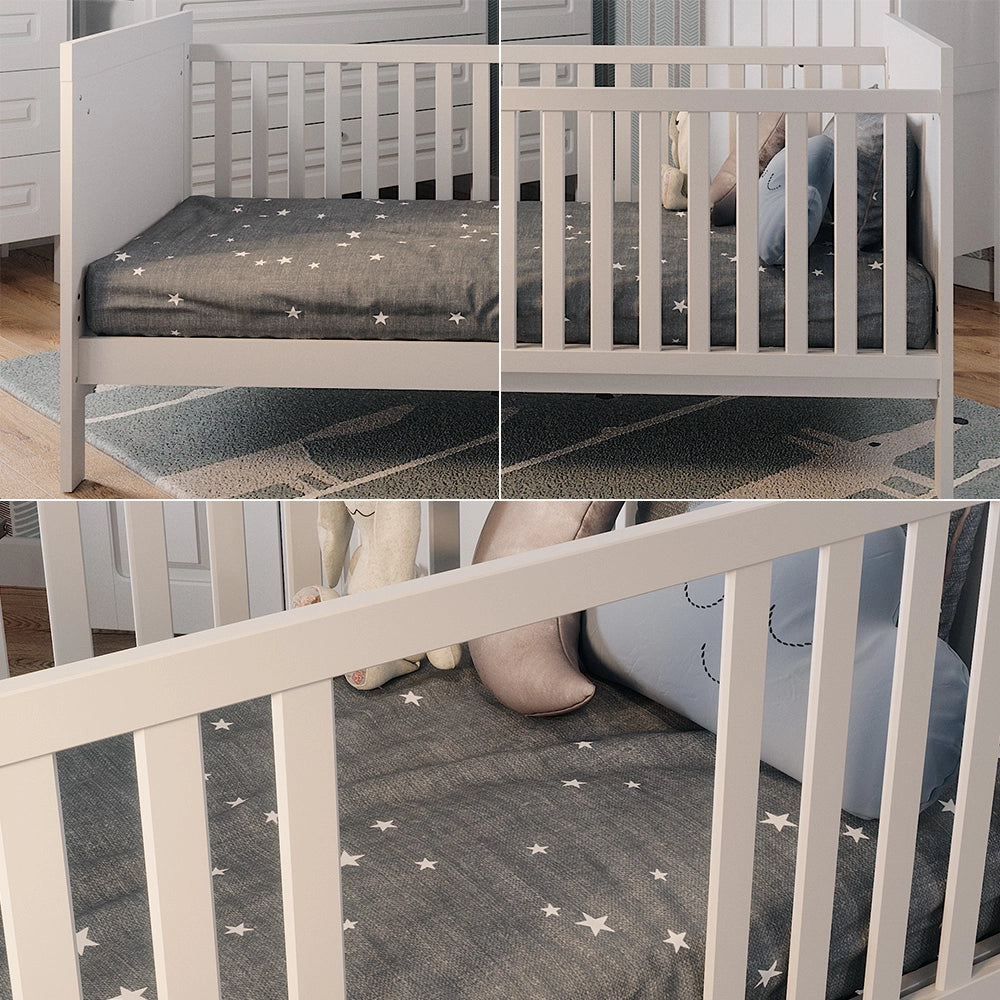 Vitalispa Culla Bianco 144.4 x 83 cm con materasso