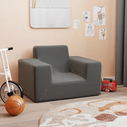 Divano | Divano da soggiorno | Sofa per Bambini Antracite in Morbido Peluche