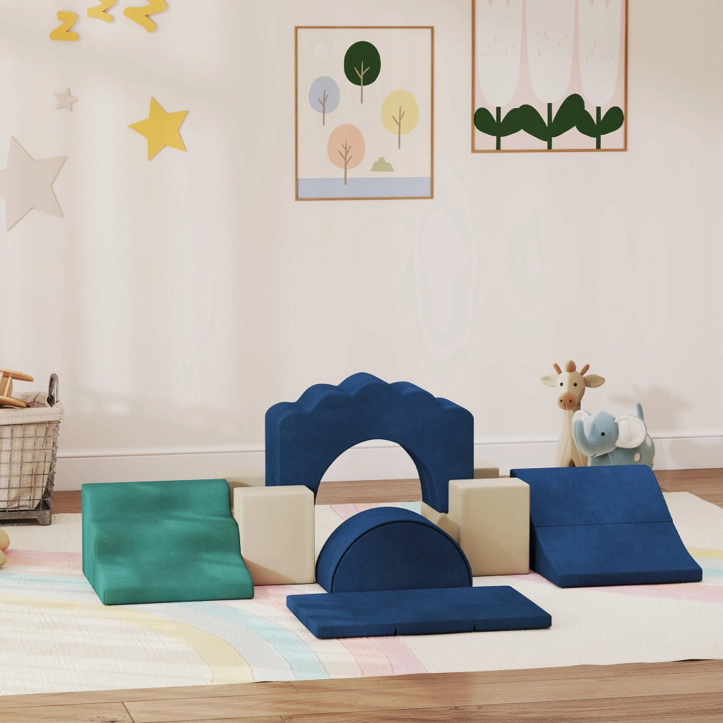 Blocchi Morbidi Costruzioni per Bambini ¨C zephmum ¨C Set 7 Pezzi Multicolore