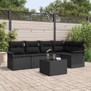 Set Divano da Giardino con cuscino 6 pcs polyrattan 3345373