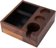 Caffè Espresso 4-in-1 - Distributore/Klopdoos - Cassetta per Caffè in Acciaio Inossidabile - Cuscino per Piedi - Tampone per Espresso - Supporto per Portafiltro - Accessorio per Caffè