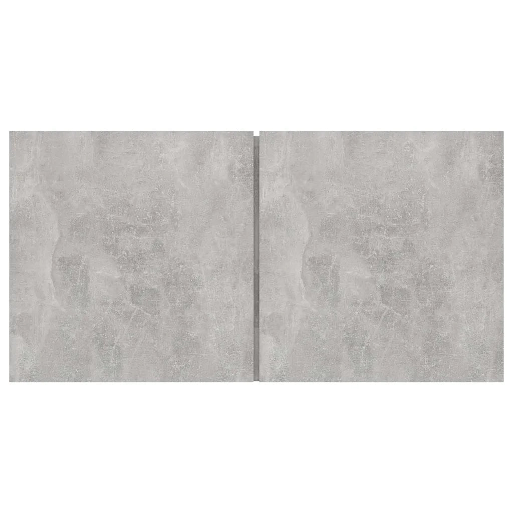Mobili Porta TV Pensili 2pz-Credenza TV-Console TV Grigio Cemento 60x30x30 cm