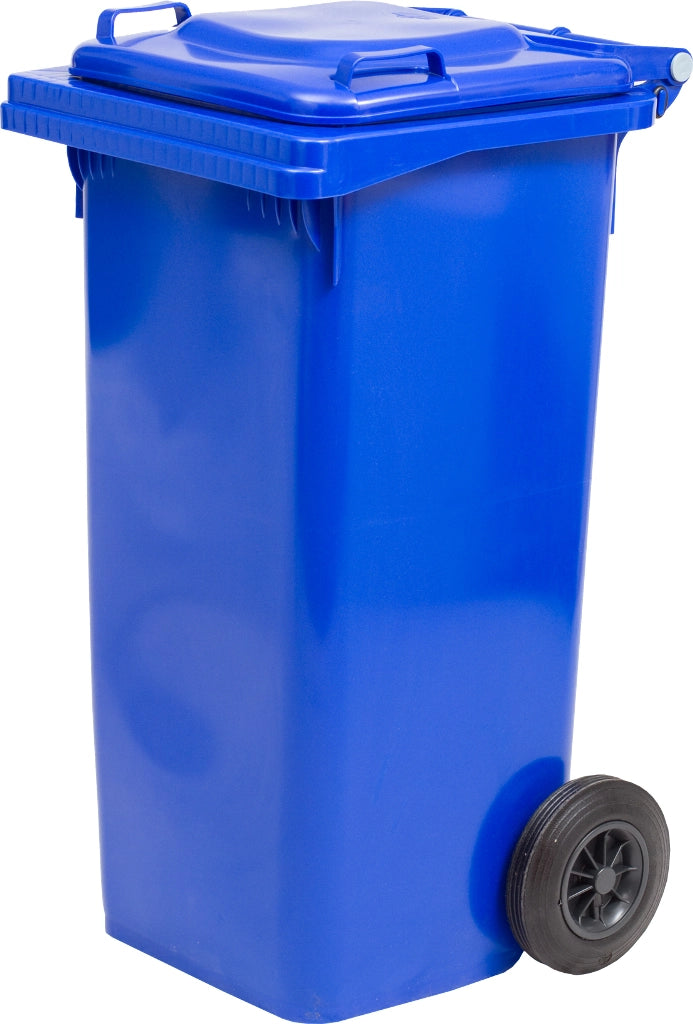 ICS BIDONE QUADRO PER DIFFERENZIATA Lt. 240 - cm.72x58x106 h col. Blu