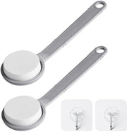 Douchettoreutile Ergonomico - Spazzola per la pelle - Spazzola per il corpo con Manico Lungo - Applicatore di lozione - Leggero - Facile da pulire