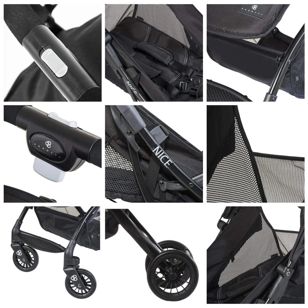 Passeggino Trolley Pieghevole per Bambini Barotti Nice Girl