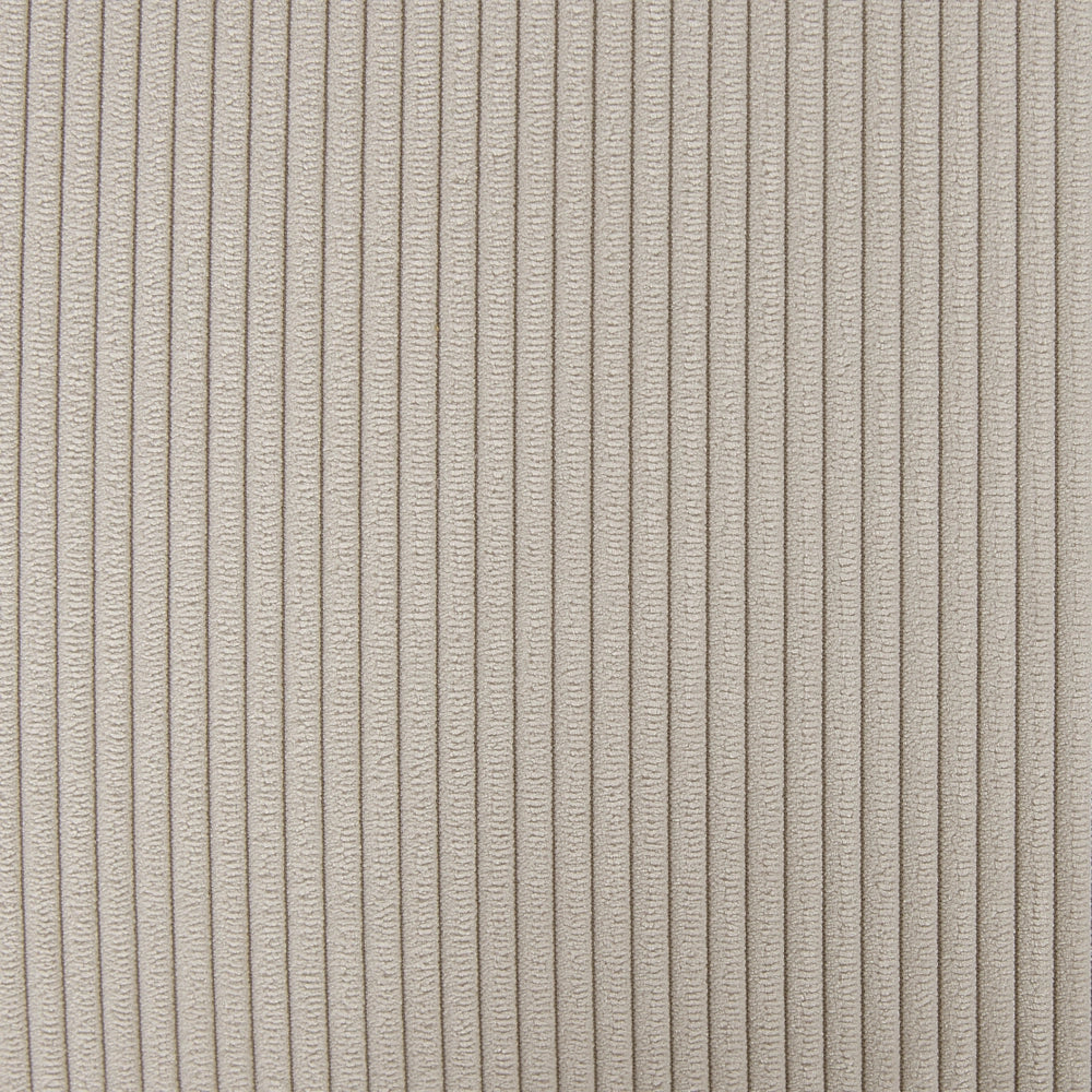 Ottomana moderna quadrata in velluto a coste beige 80 x 80 x 35 cm stile Contemporaneo soggiorno
