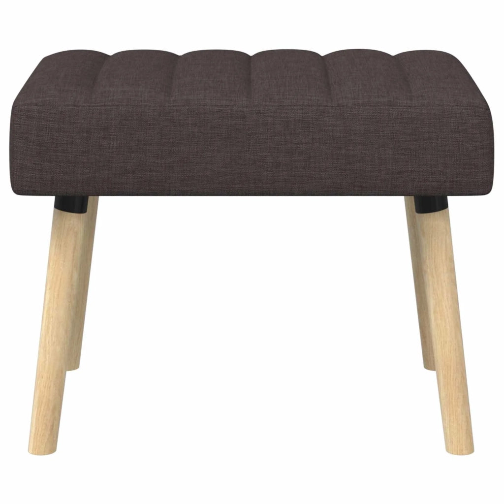 Panchina trapuntata a canale Marrone Scuro 60 x 40 x 45 cm 42038463