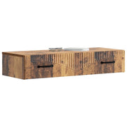 Tavolino da Parete Laterale | Tavolo laterale | Tavolino Legno antico 87,5 x 34,5 x 17 cm