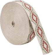 Tessuto a Jacquard in stile bohemien - 10 Yards/91 m, Polyester, singola banda per cucire abiti - borsa da matrimonio