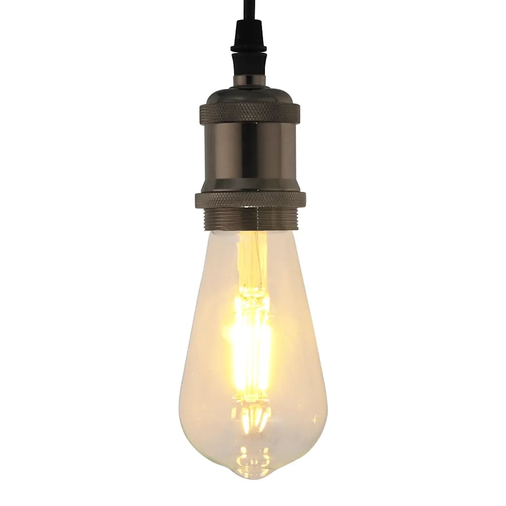 Portalampade 2 pz Nero Lucido E27 CFW1333310