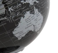 Mappamondo Black Cm Ø 25X34