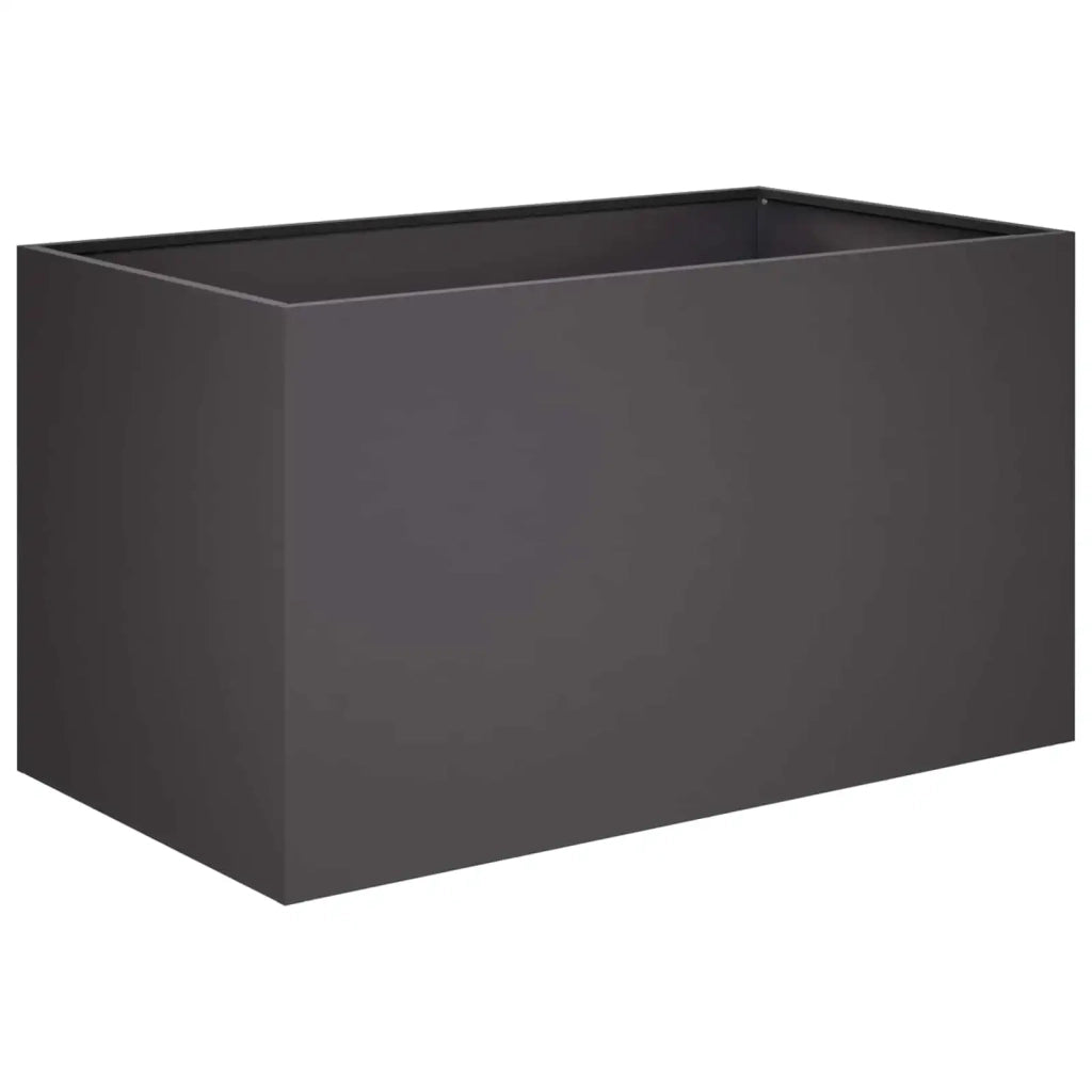 Vaso da giardino Nero 100 x 50 x 50 cm 8005274