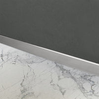 Pannello Frontale Per Piatto Doccia 120cm Brush Nickel