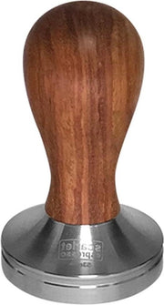 Stampo espresso in stile classico con impugnatura ergonomico in legno pregiato - 58 mm noce - attrezzo per barista
