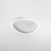 Ecaris P/P Lampada a soffitto 38W+8W LED 2300-2400lm CCT 3000K/4000K Dimmerabile in Alluminio Bianco Satinato - Gealuce