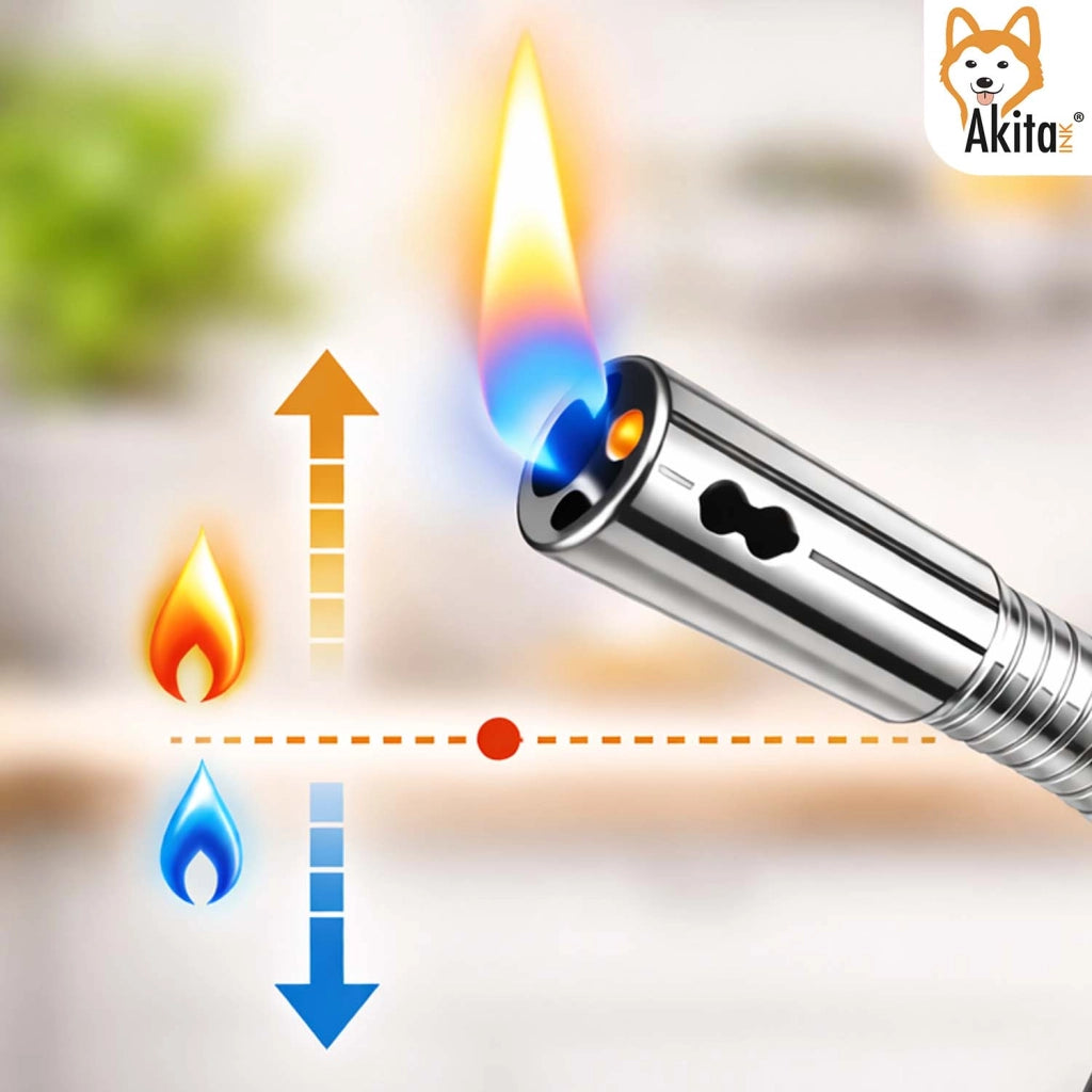 Akitaink 5 Accendini Flessibili Gas Ricaricabili