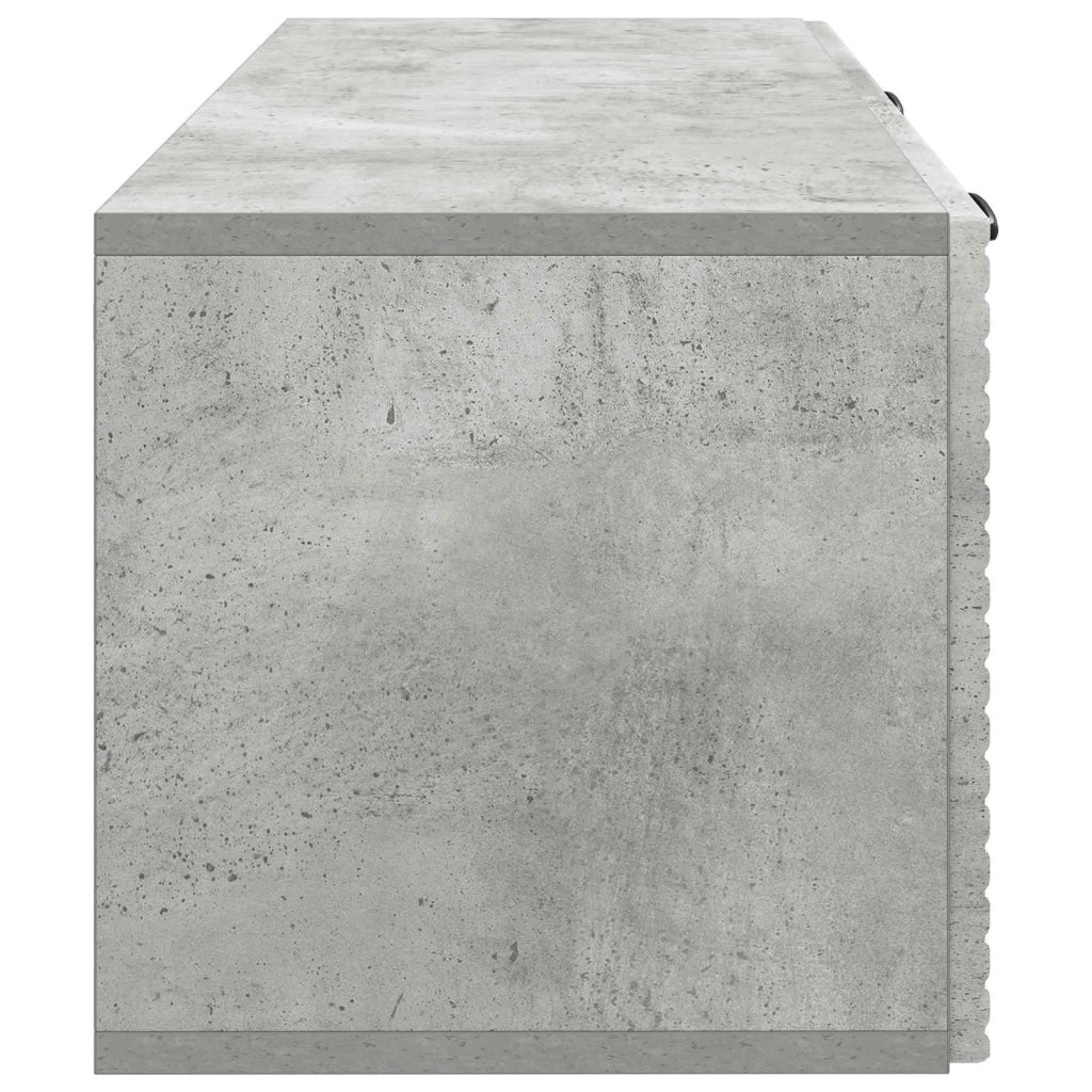 Mobile Porta TV da Muro Grigio Cemento 78,5 x 31 x 30 cm