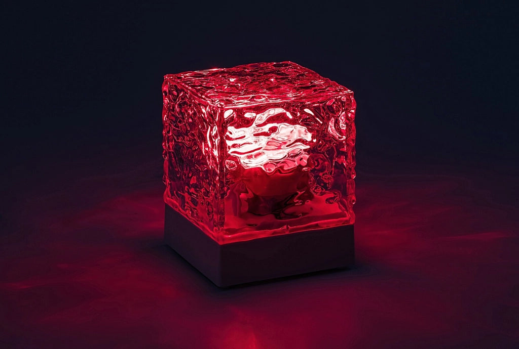 Lampada da tavolo Cubiko bianca RGB ricaricabile Rabalux