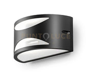 GES1041- APPLIQUE 1 LUCE IN ALLUMINIO ATTACCO E27 COLORE GRIGIO ANTRACITE