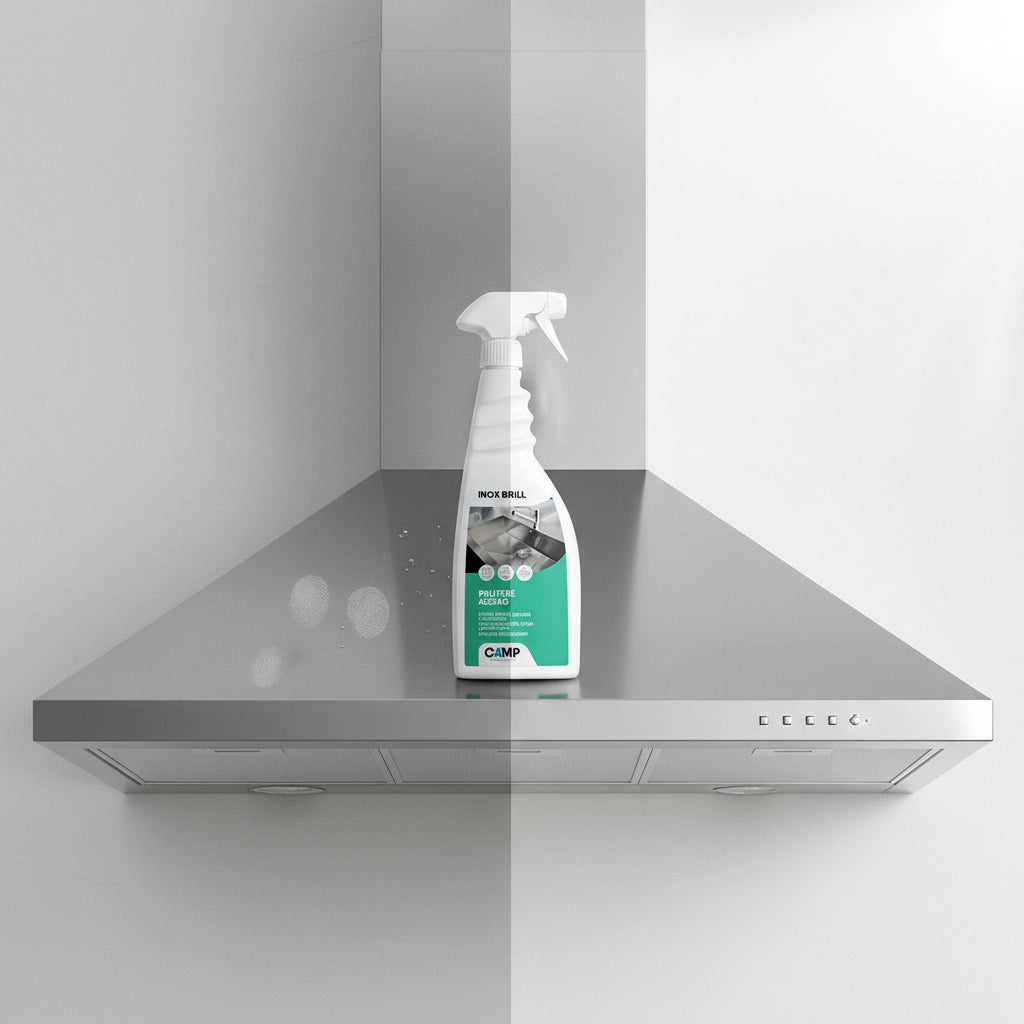 Inox brill 750 ml pulitore lucidante e protettivo per superfici in acciaio