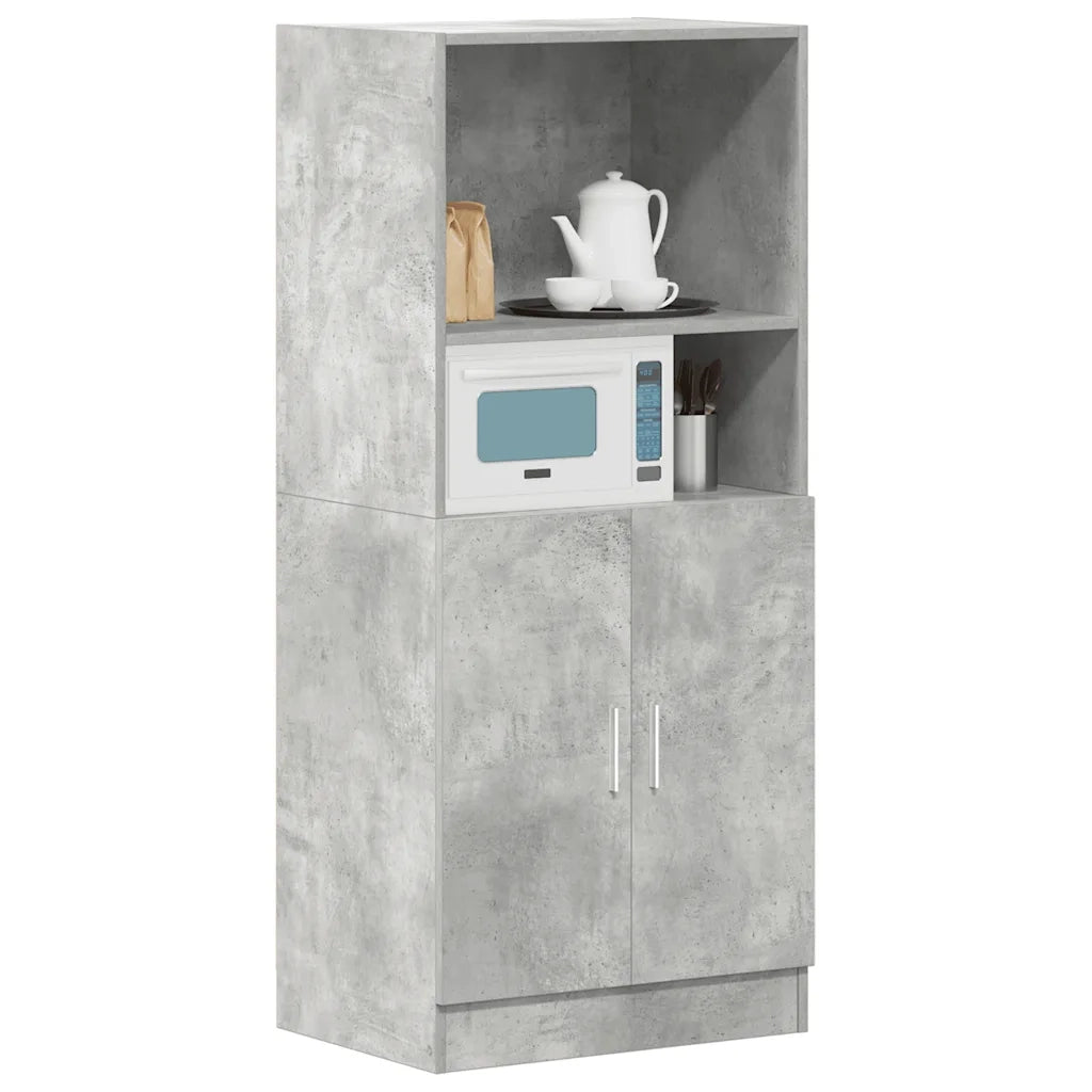 Pensile da cucina | Mobile da Cucina Grigio Cemento 57x41,5x131,5 cm in Truciolato