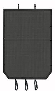 Ombrellone Portatile a Reticolo per Auto - Copertura per Tetto - Protezione UV - Adatto per Ford Bronco 4 Porte - Nero - Isolante Termico - Ombreggiatore Auto