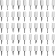 Viti a espansione 50 pezzi - Viti a espansione autoalimentanti - Viti a espansione integrate - Viti a espansione a gomito - Viti a espansione in acciaio - Superficie antiscivolo con rivestimento in gomma - Maniglie per tavole