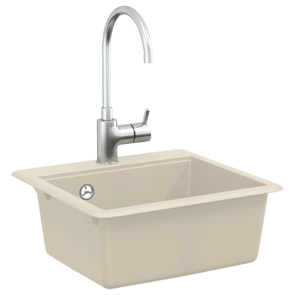 Lavello Beige 470 x 440 mm Granito CFW9576837