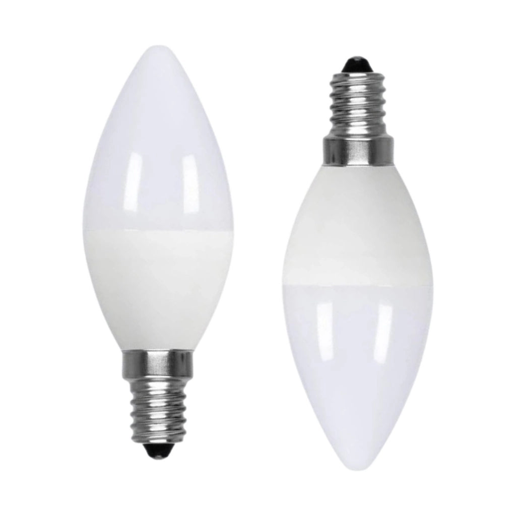 2 Pezzi Lampadina LED, Lampadina E14 C37 9W 860LM Bianco Caldo 3000K D37X106mm