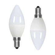 2 Pezzi Lampadina LED, Lampadina E14 C37 9W 860LM Bianco Caldo 3000K D37X106mm